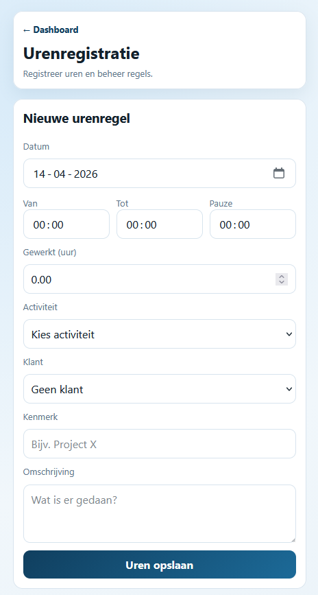 Urenregistratie